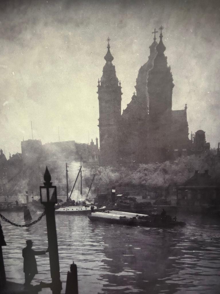 Amsterdam, 1901, St. Nicolaaskerk - Bernard F. Eilers €25, Verzamelen, Posters, Zo goed als nieuw, Overige onderwerpen, A1 t/m A3