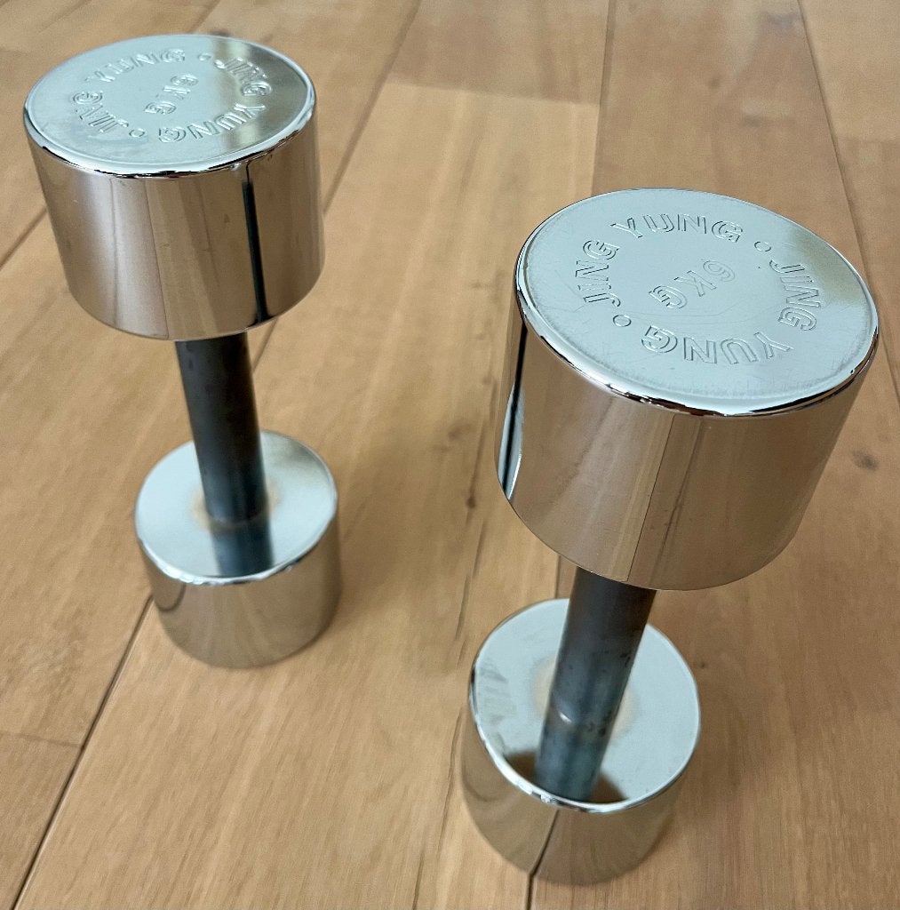 Dumbbell - 6kg (x2), Sport en Fitness, Fitnessmaterialen, Ophalen, Zo goed als nieuw, Rug, Dumbbell