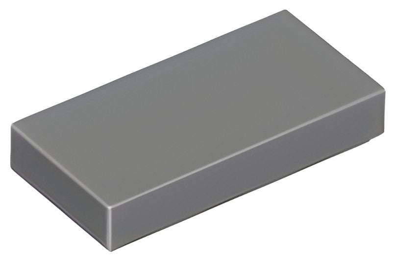100x LEGO 4211052 - 3069 - Dark Bluish Gray Tile 1 x 2, Overige thema's, Lego, Nieuw, Ophalen of Verzenden