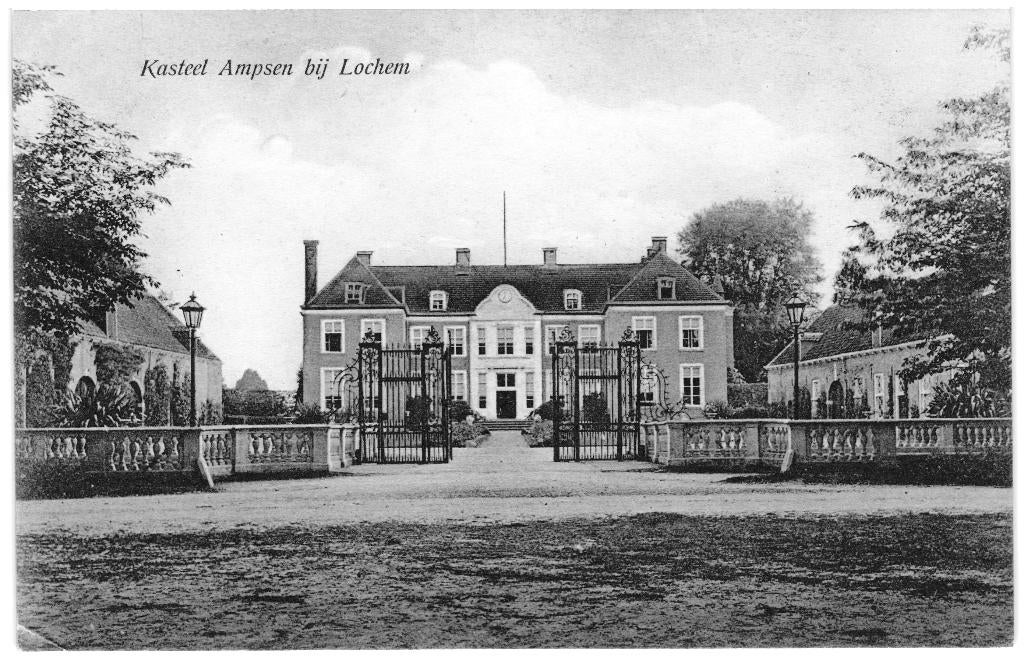 939503 Lochem kasteel Ampsen Nette oude kaart Onbeschreven, Ophalen of Verzenden, 1920 tot 1940, Ongelopen, Gelderland