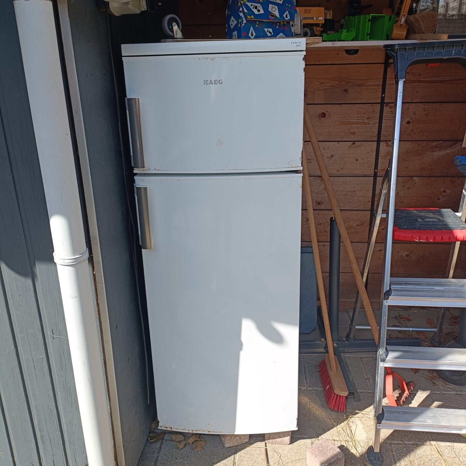 koelkast diepvries combinatie AEG Gratis, Ophalen, Gebruikt, 60 tot 90 cm, 160 cm of meer