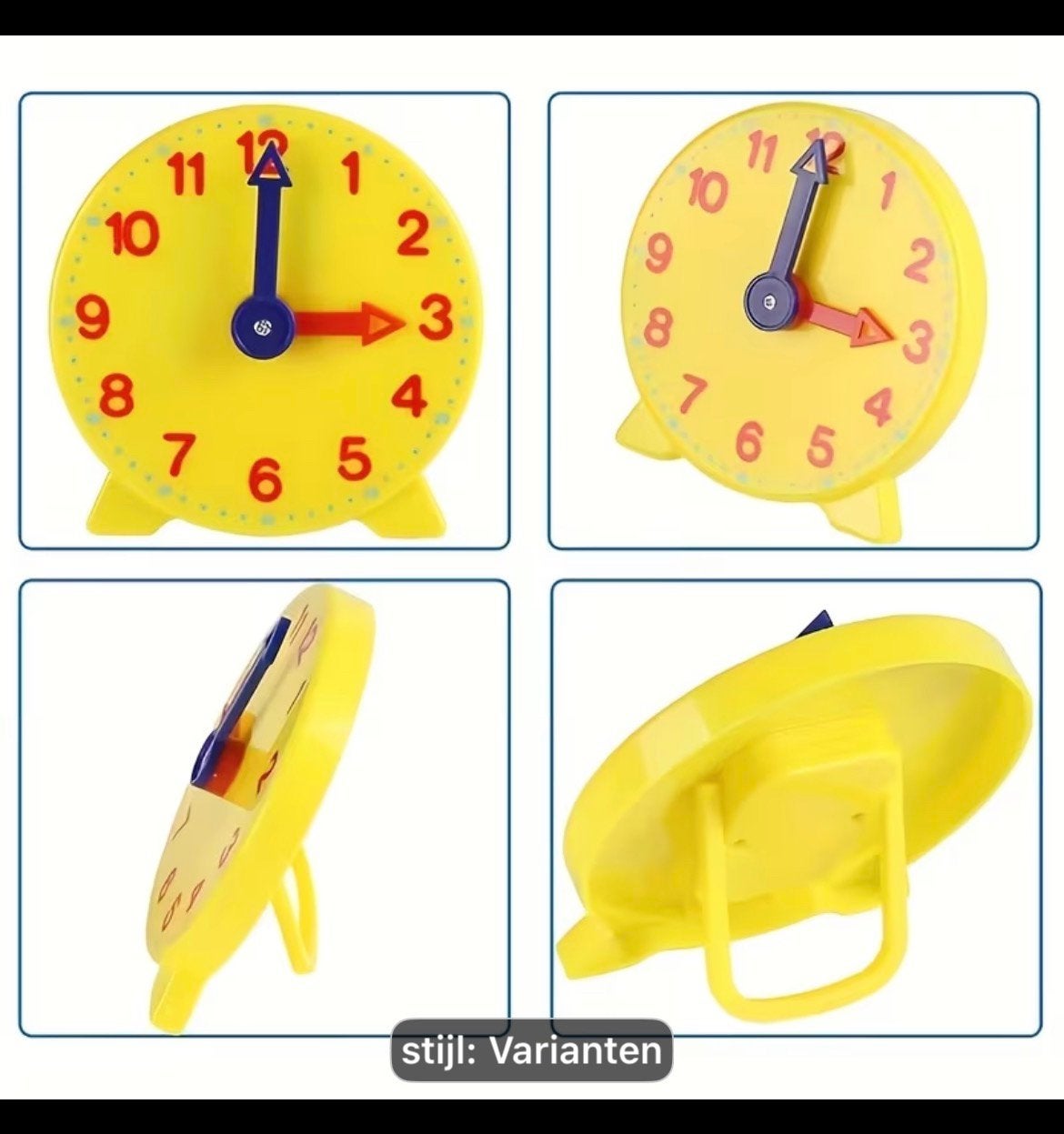 Mini Educatieve Speelgoed Klok, Ophalen of Verzenden, Nieuw, Jongen of Meisje