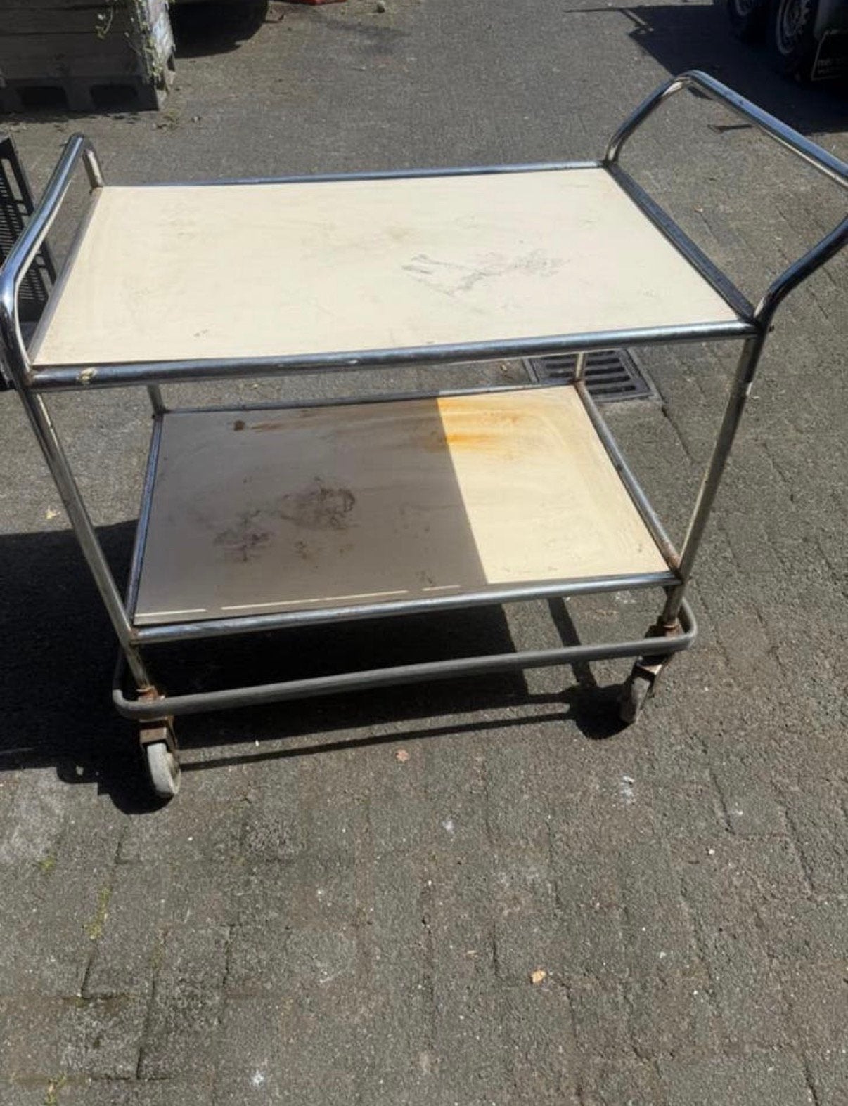 Magazijn wagen transport maten zie foto’s, Ophalen, Gebruikt