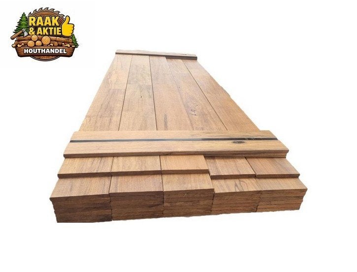 Hardhouten planken 18x185 mm - nr: HP225, Ophalen, Planken, Nieuw, Hardhout