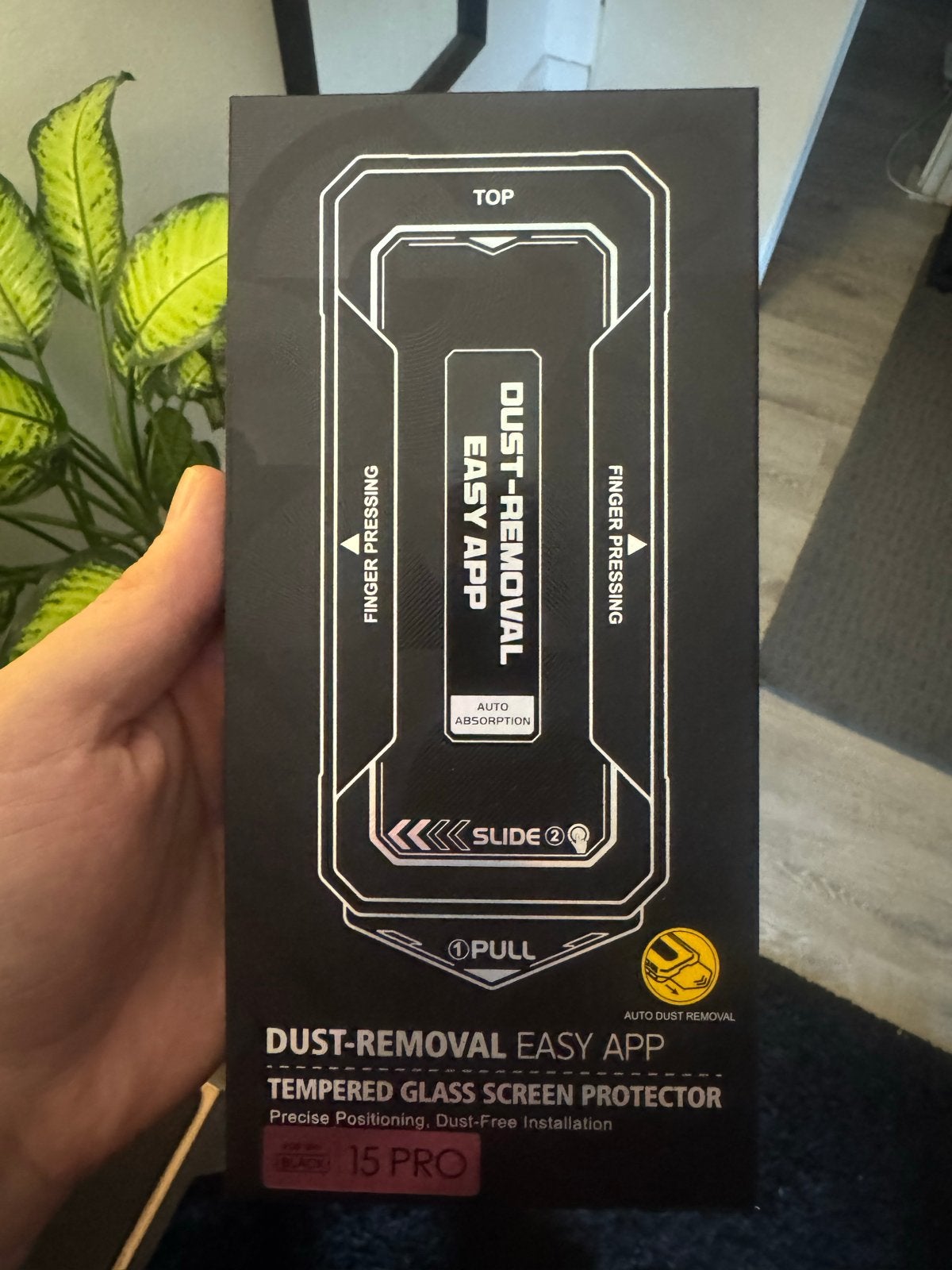 Easy apply Tempered Glass Screenprotector 15 Pro