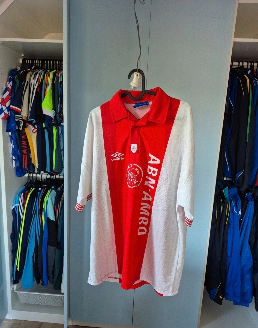 Ajax shirt 'De Meer' editie Umbro maat Large, Maat L, Ophalen of Verzenden, Zo goed als nieuw, Shirt
