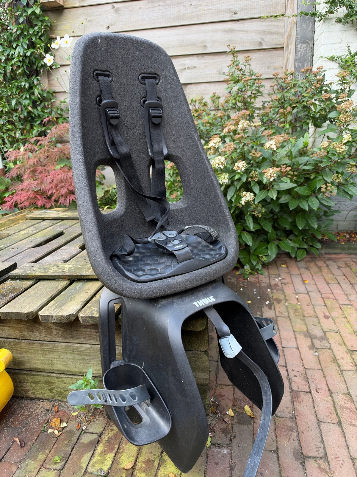 Thule Yepp Maxi Achterzitje - fietsstoeltje, Ophalen, Achterzitje, 9 t/m 36 kg, Gebruikt