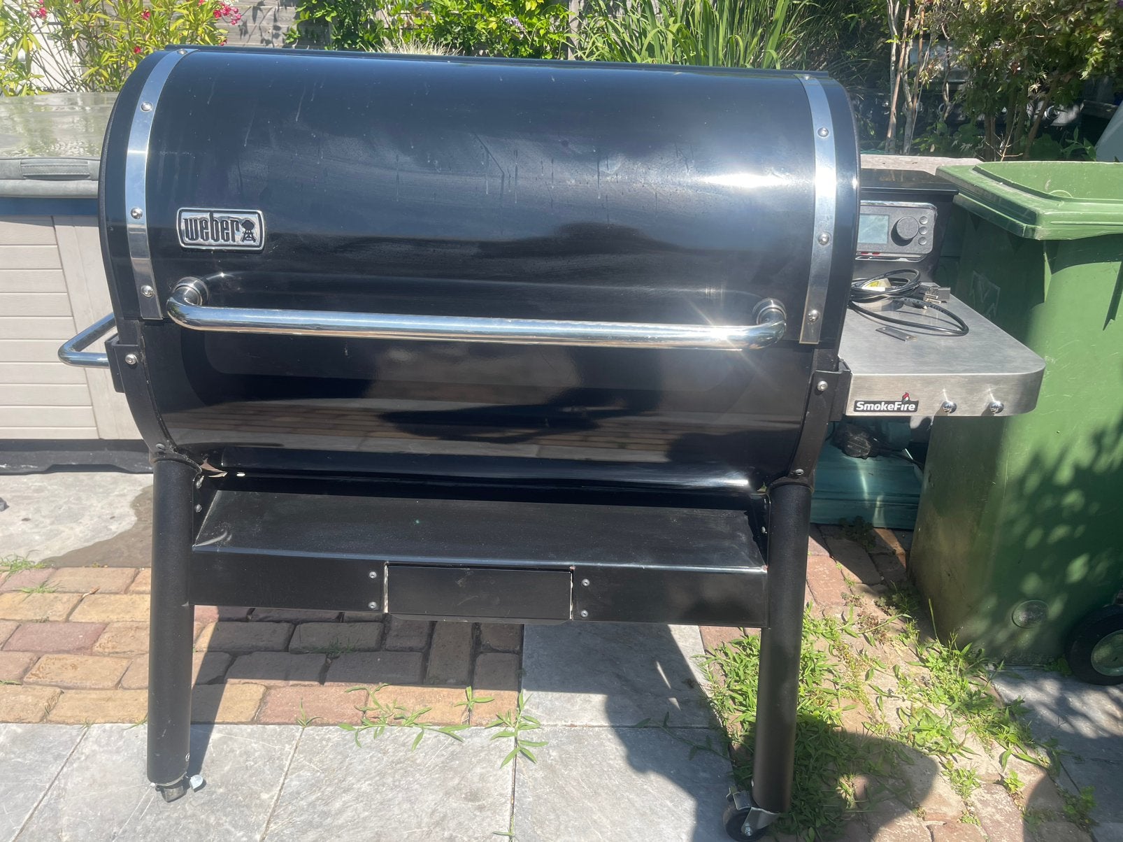 Weber SmokeFire EX6 GBS Pellet, overcompleet!, Ophalen, Zo goed als nieuw, Met accessoires