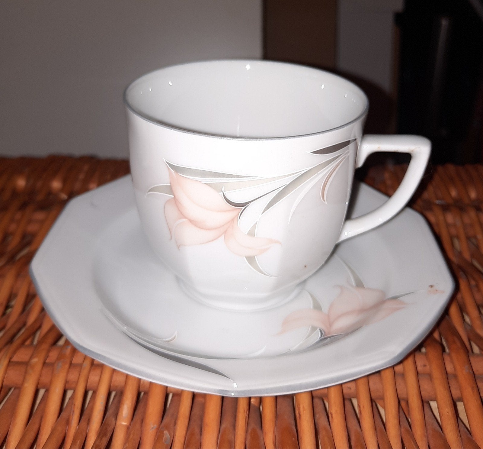 Te koop 6 kop en schotel, Ophalen, Nieuw, Overige stijlen, Kop(pen) en/of Schotel(s)
