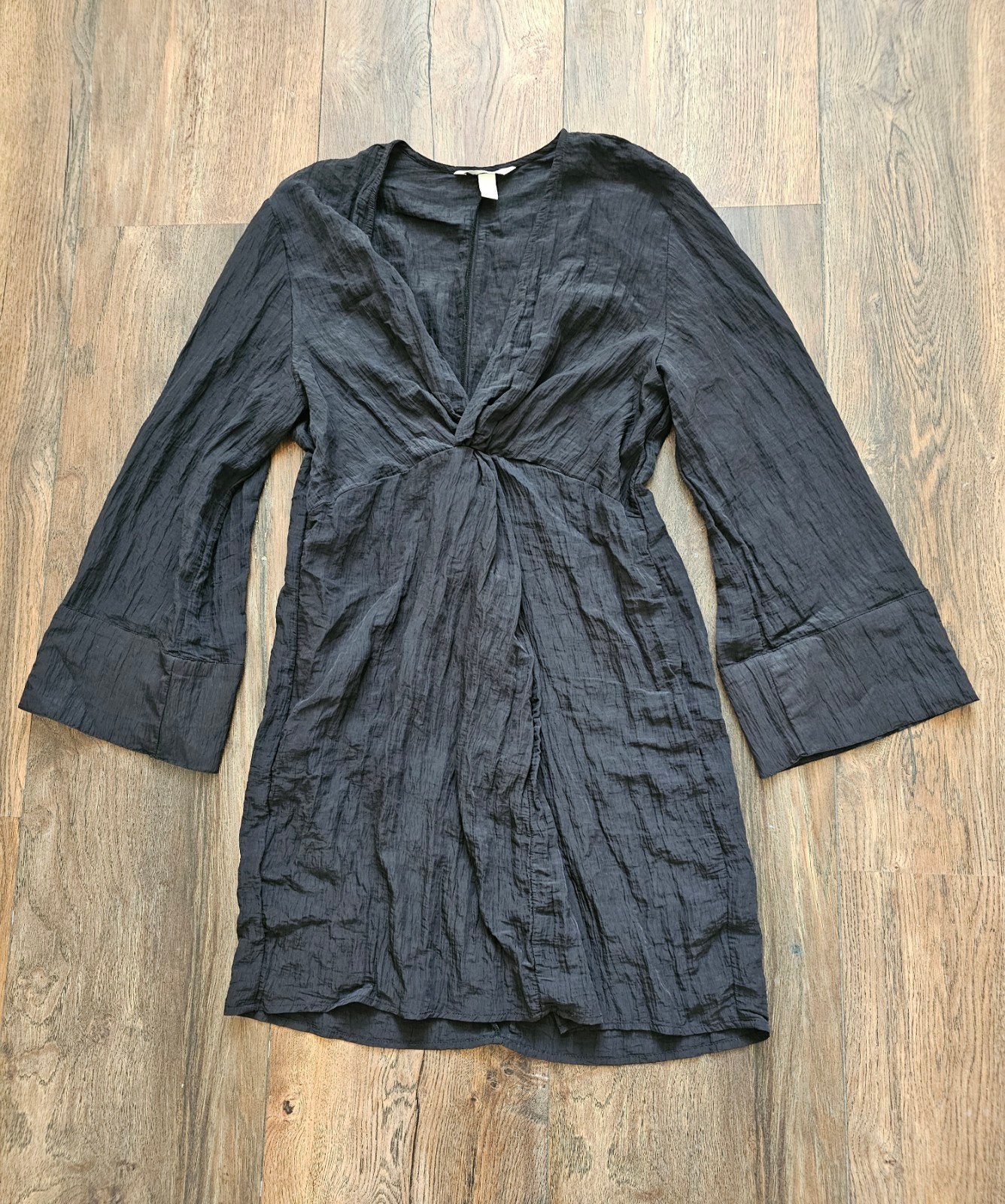 H&M prachtige zwarte jurk mt XS in zeer goede staat., Kleding | Dames, Jurken, Ophalen of Verzenden, Zo goed als nieuw, Maat 34 (XS) of kleiner
