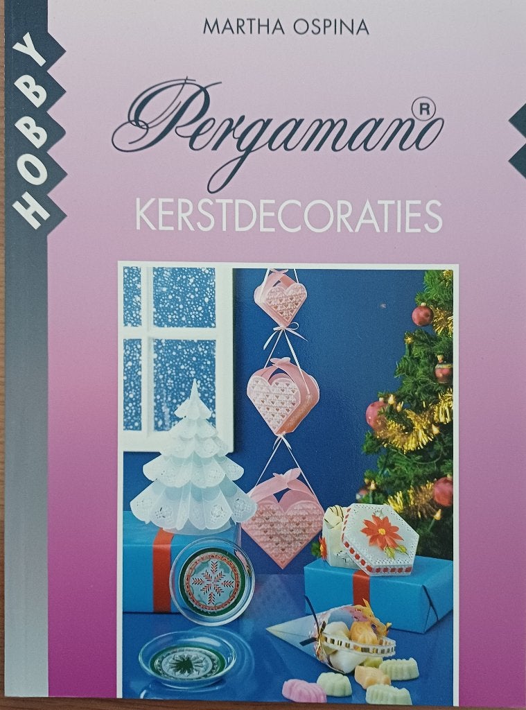 2+1 GRATIS! Pergamano Kerstdecoraties - Martha Ospina, Boeken, Martha Ospina, Ophalen of Verzenden, Zo goed als nieuw, Scrapbooking en Knutselen