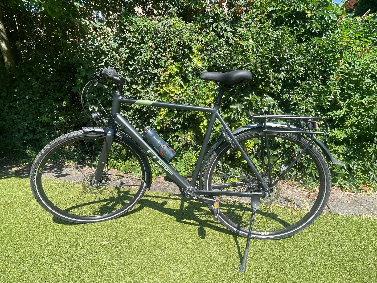 Cube fiets met schijfremmen en riemaandrijving, Fietsen en Brommers, Versnellingen, Zo goed als nieuw, Schijfrem, Ophalen