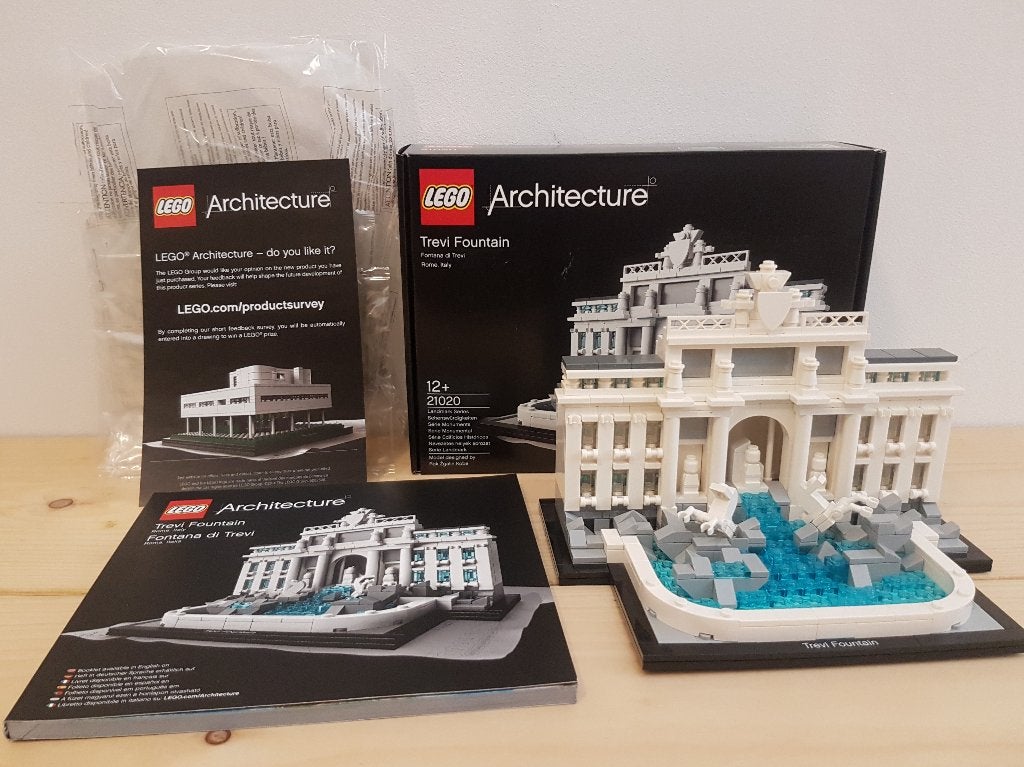 Lego Architecture 21020 Trevi Fountain, Compleet, Lego, Ophalen of Verzenden, Zo goed als nieuw