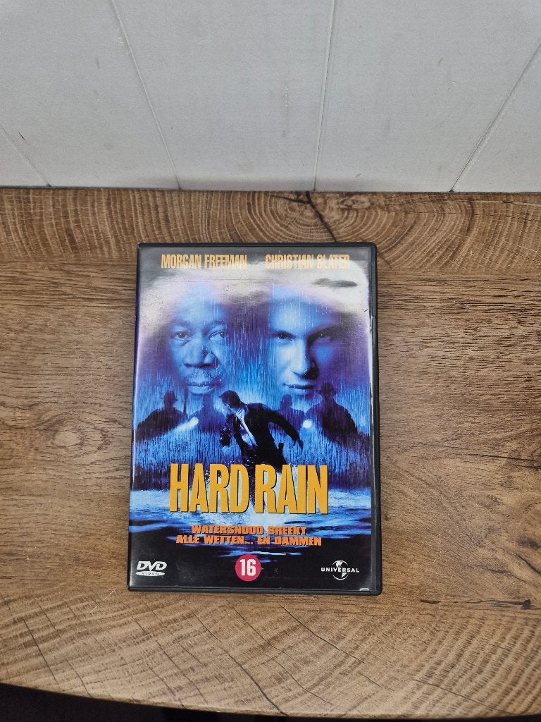 Hard Rain – DVD – Morgan Freeman & Christian Slater, Vanaf 16 jaar, Ophalen of Verzenden, Zo goed als nieuw, Actiethriller