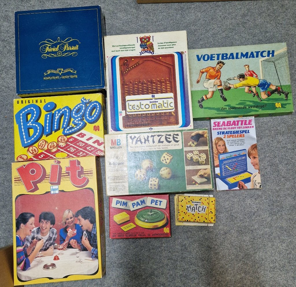 Verzameling van 40+ spellen – nostalgie & speelplezier!, Een of twee spelers, Ophalen, Gebruikt, Diverse merken