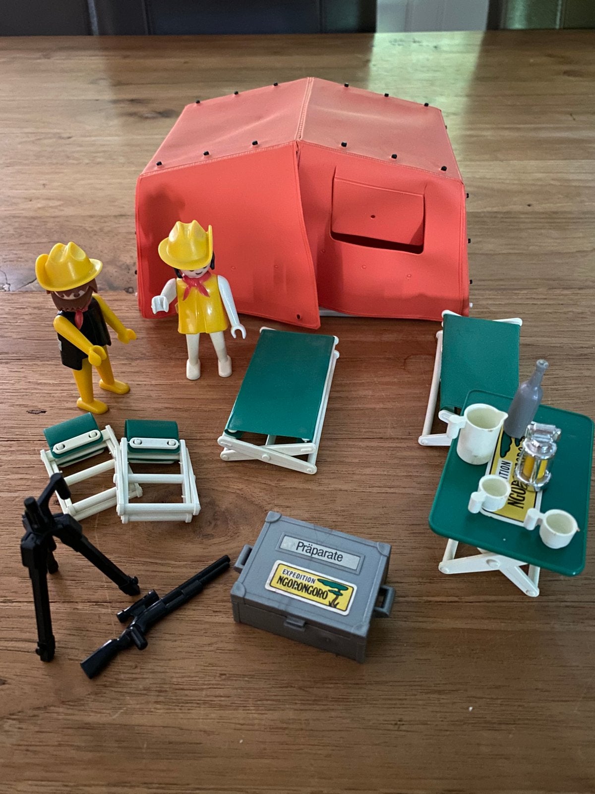 Playmobil: safari ngorongoro expeditie - 1980, Ophalen of Verzenden, Gebruikt, Los playmobil