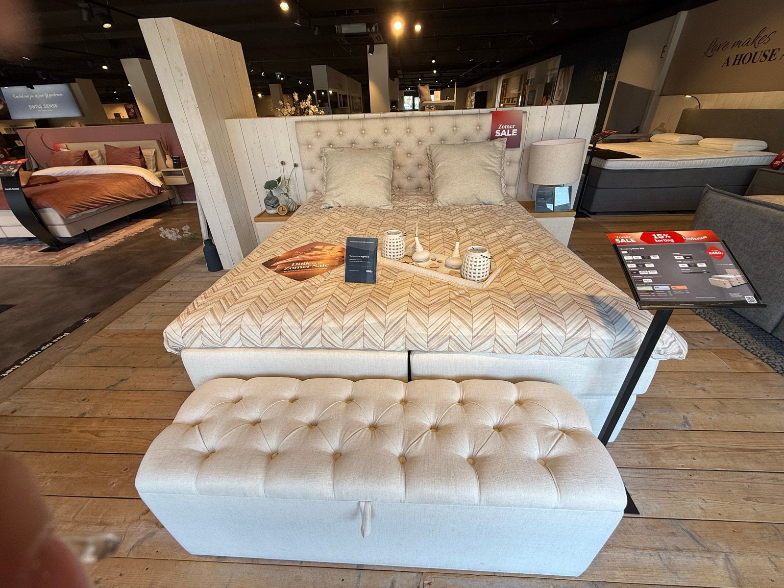 Gratis Swiss Sense bed Home collectie - zelf demonteren, Ophalen, Gebruikt, Tweepersoons, Overige maten