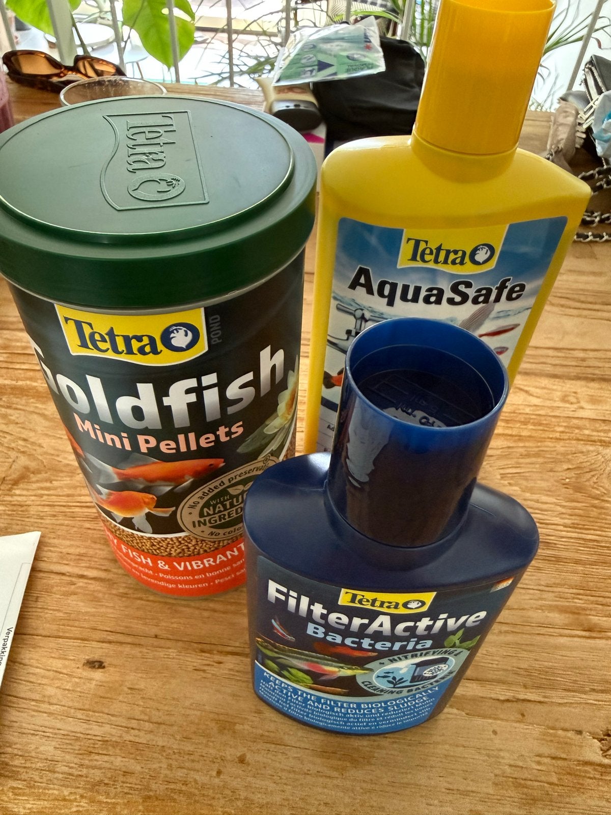 Tetra aquarium/vijver set–AquaSafe, FilterActive & Goldfish, Ophalen, Nieuw