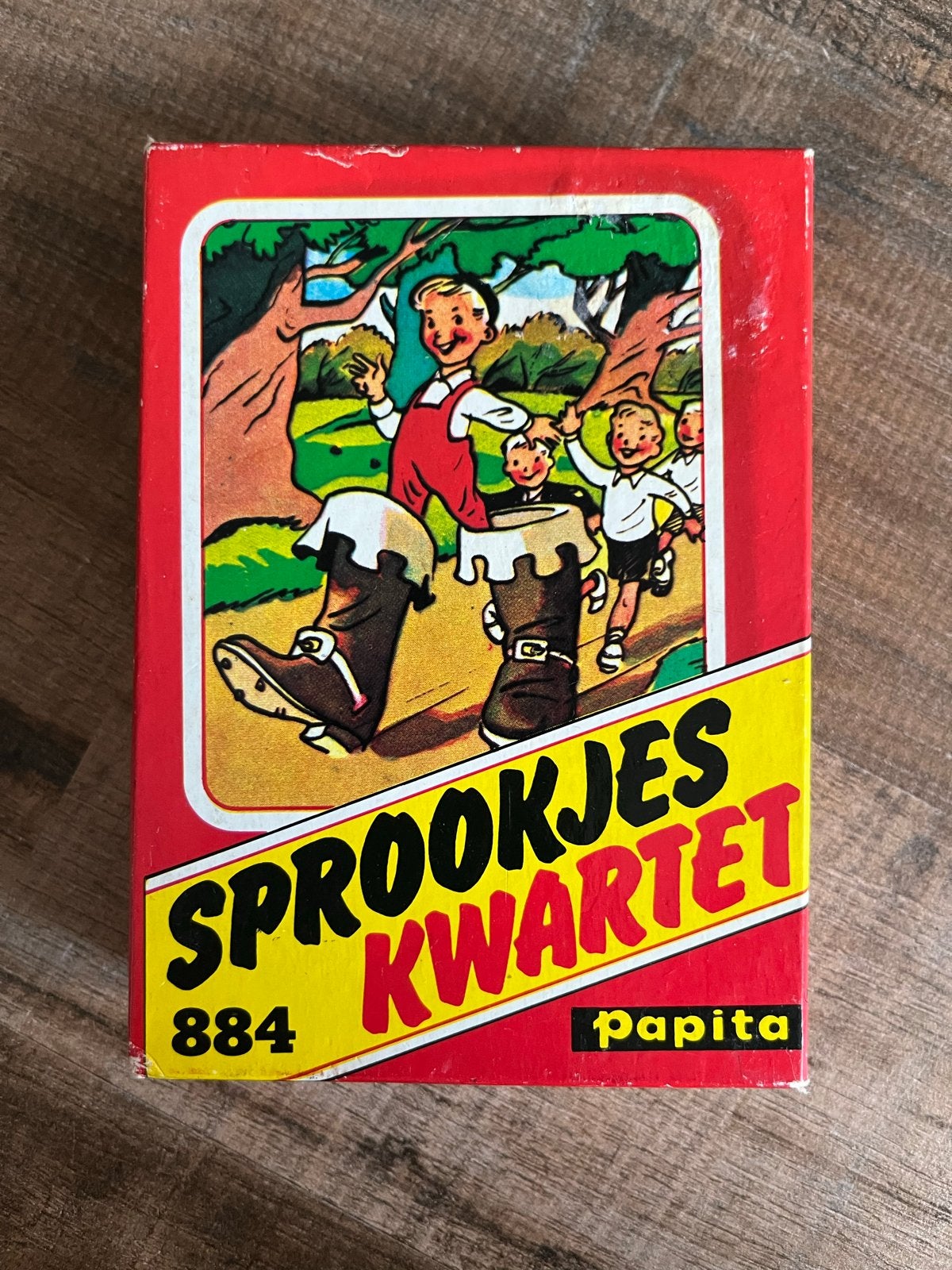 Sprookjes kwartetspel - Compleet en in goede staat, Drie of vier spelers, Ophalen of Verzenden, Gebruikt