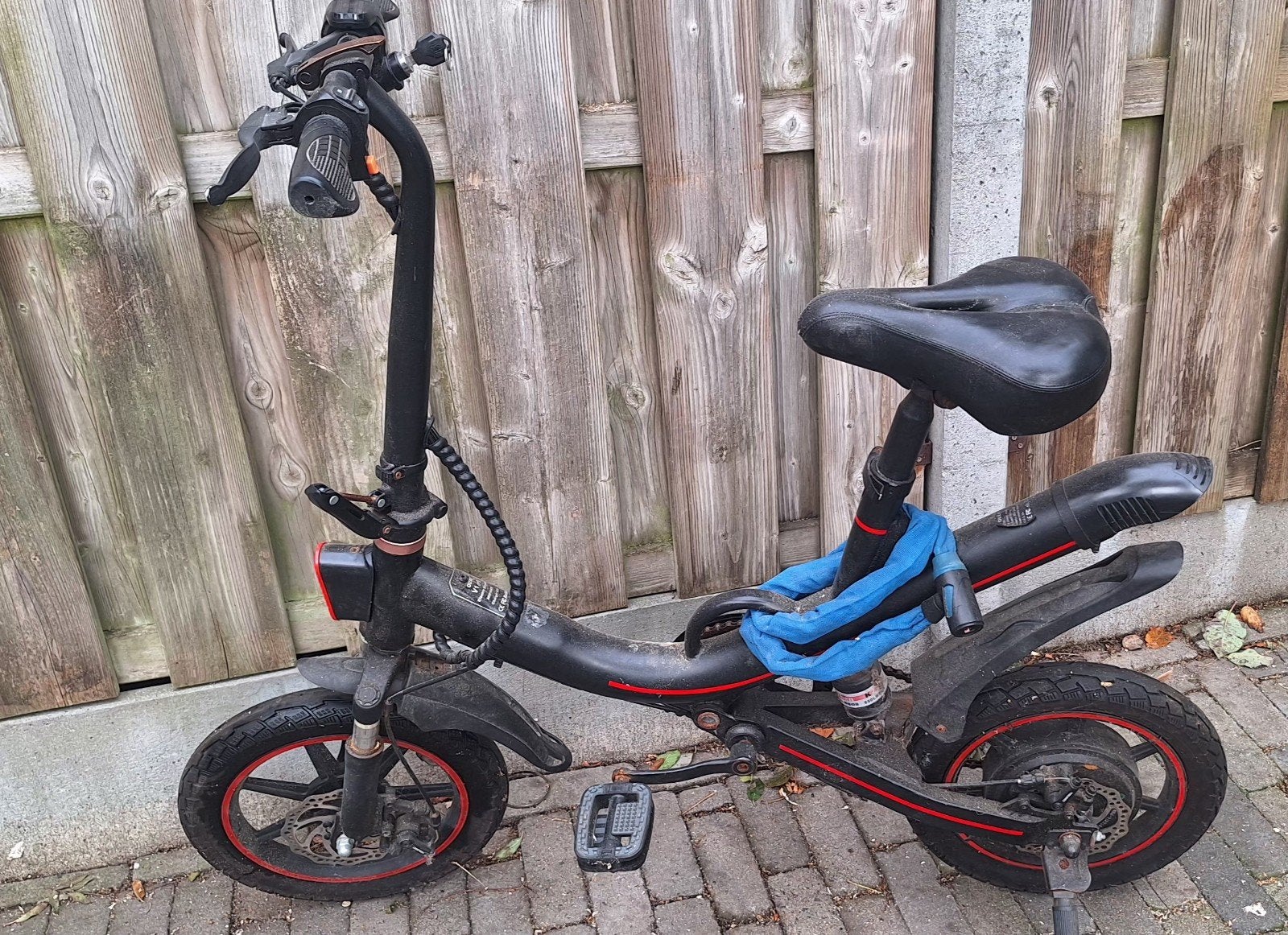 Opknapper/onderdelen: OUXI  elektrische vouwfiets, Minder dan 30 km per accu, Gebruikt, Minder dan 47 cm, Ophalen