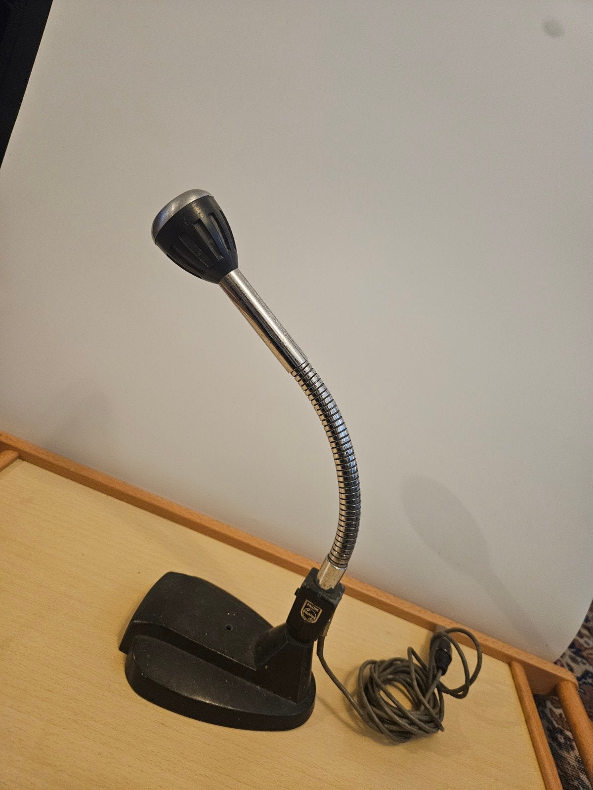 Vintage Philips EL 6031/50 microfoon met standaard XLR, Muziek en Instrumenten, Microfoons, Ophalen of Verzenden, Gebruikt, Overige typen