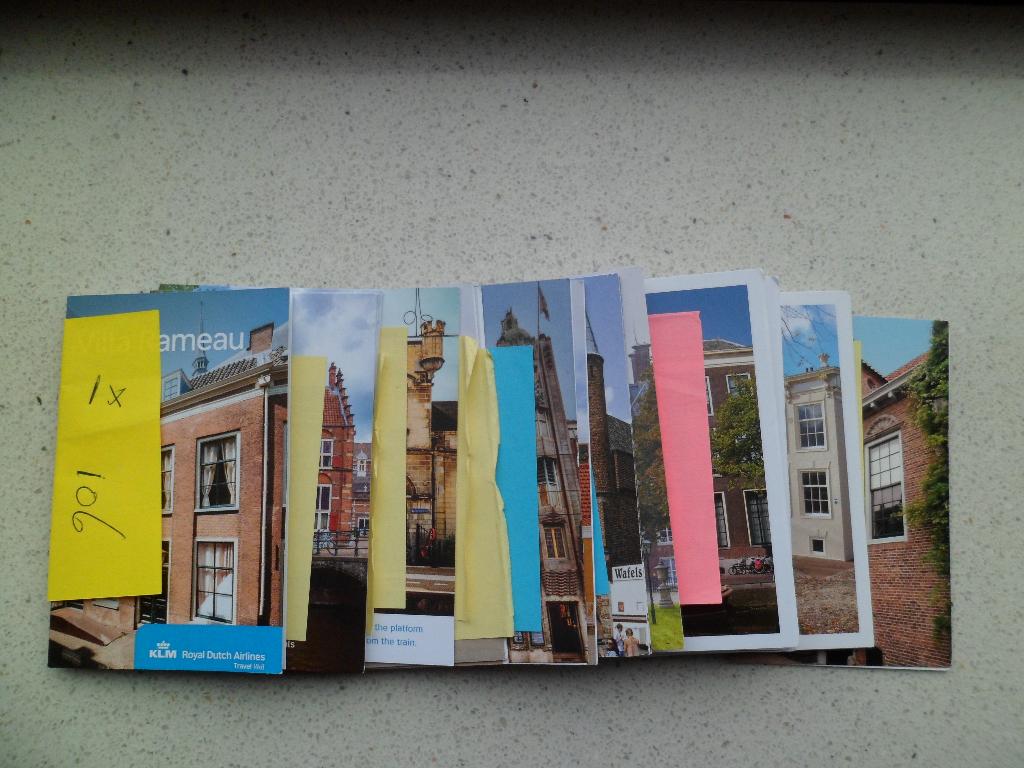 37 introductie kaartjes van KLM huisjes, Verzenden, Nieuw, 21 t/m 40