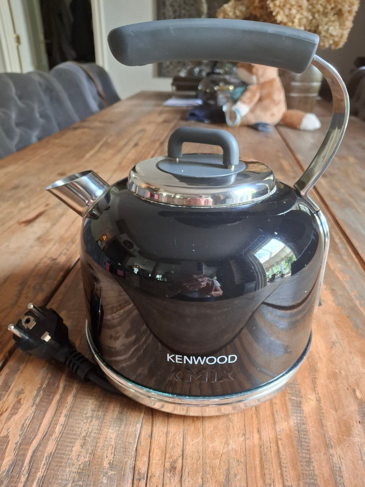 Kenwood waterkoker, zwart, Witgoed en Apparatuur, 1 tot 2 liter, Ophalen, Gebruikt