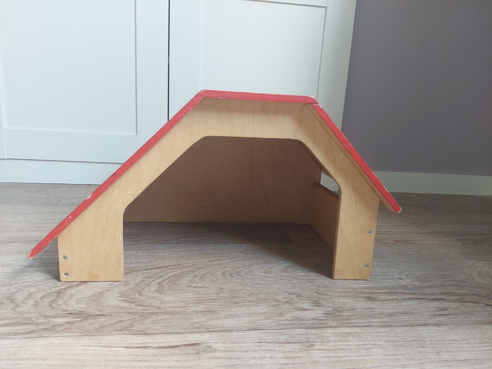 Houten Huisje/Stal voor Vrij Spel (Grimms, Ostheimer), Kinderen en Baby's, Ophalen of Verzenden, Gebruikt, Overige typen