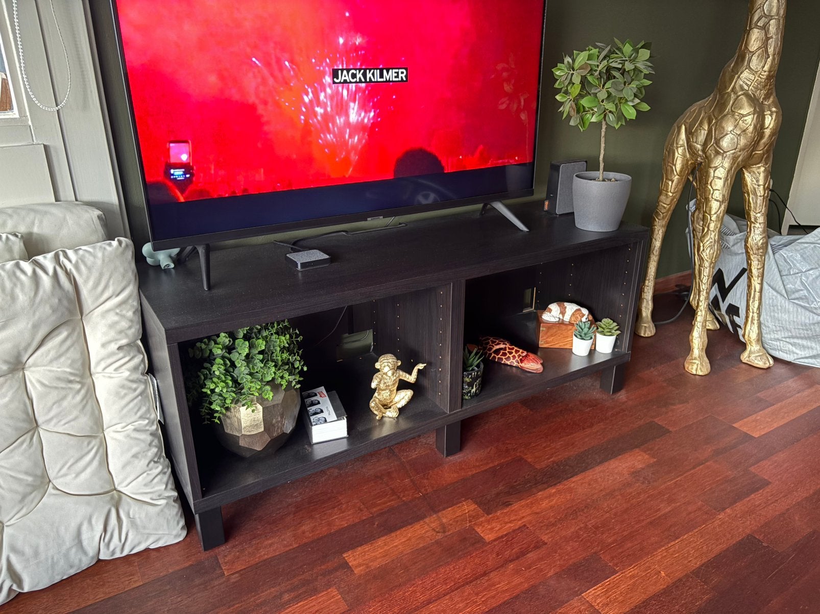 BESTA TV-Meubel zwart (GRATIS), Huis en Inrichting, Kasten | Televisiemeubels, Ophalen, Gebruikt, 25 tot 50 cm, Minder dan 100 cm