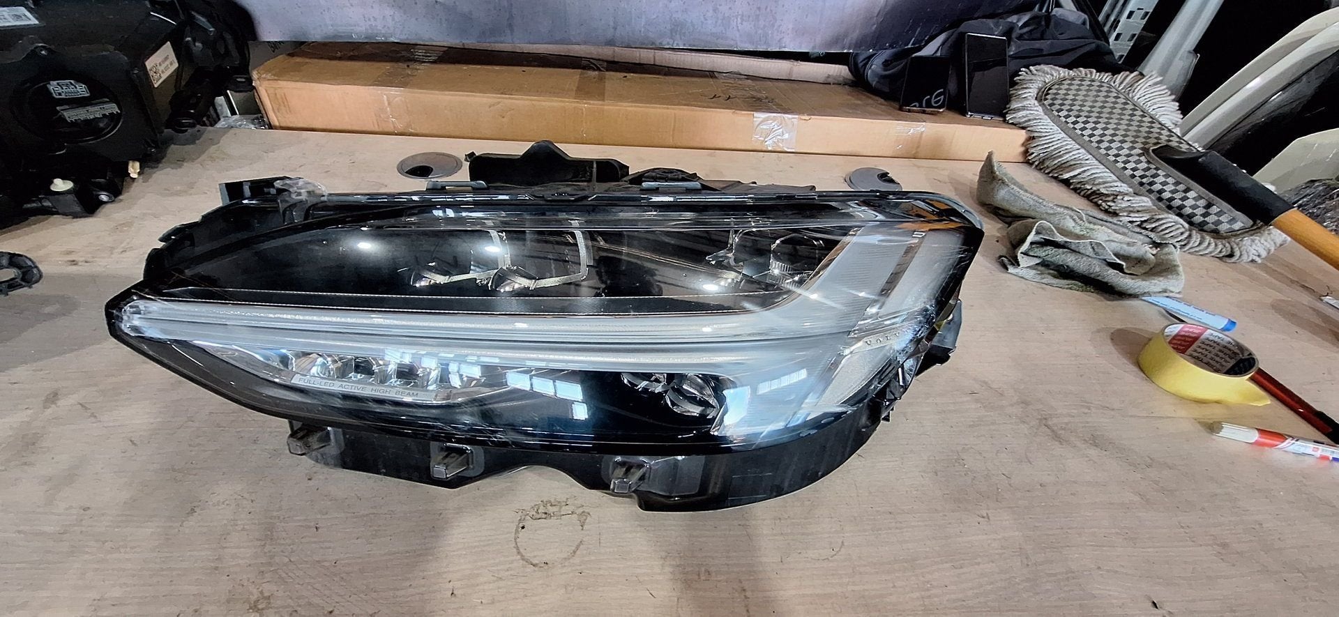 Volvo S90, V90 koplamp, Gebruikt, -, -, Ophalen of Verzenden