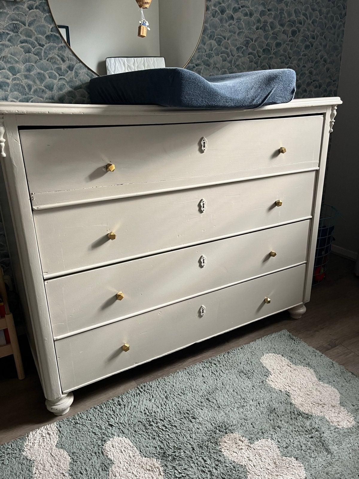 Commode voor baby - Hoogte 97 cm, diepte 60 cm, breedte 123, Gebruikt, 50 tot 70 cm, Ophalen of Verzenden, 100 cm of meer