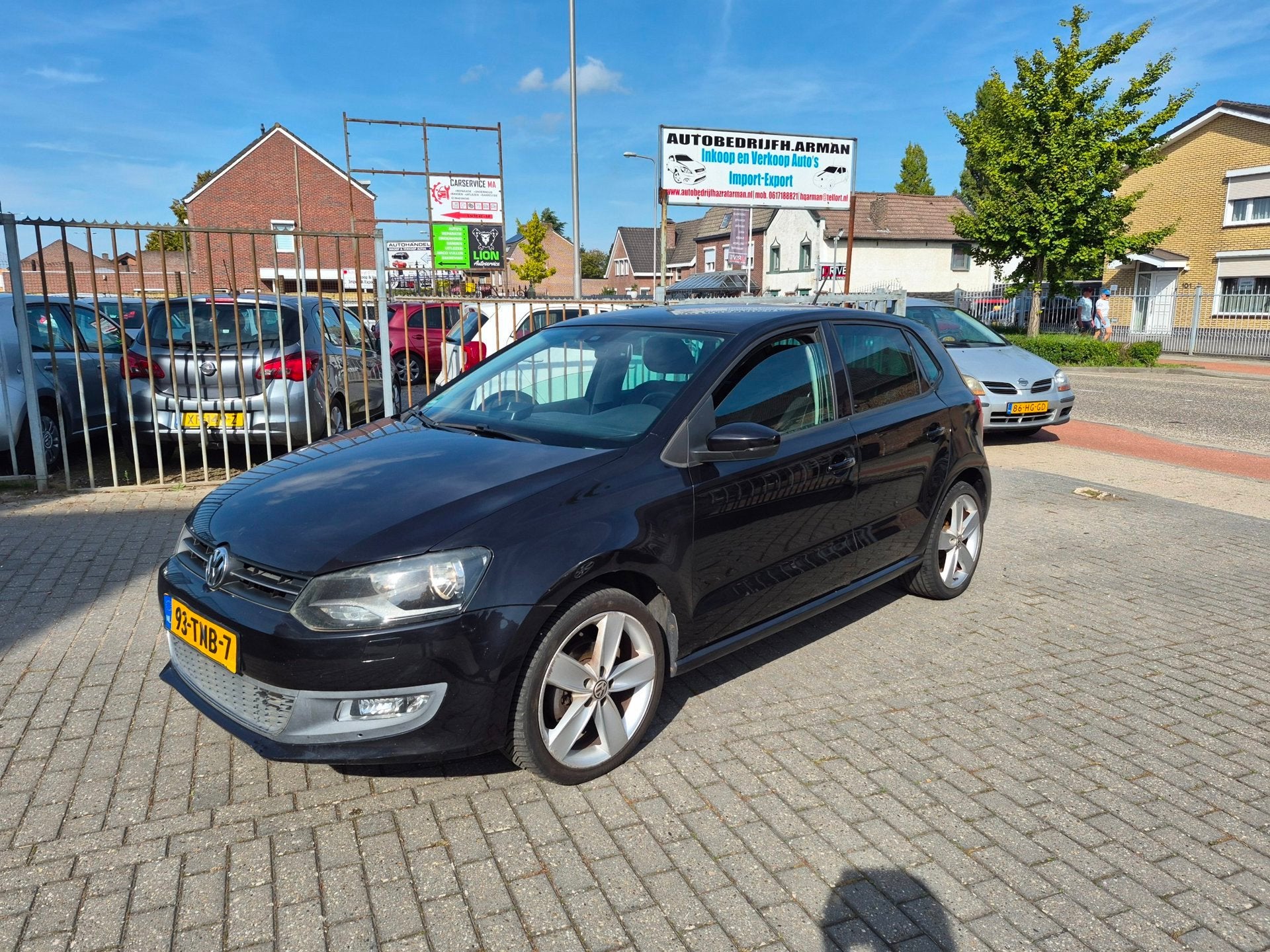 Volkswagen Polo 1.4-16V Highline, Auto's, Voorwielaandrijving, 86 pk, Zwart, Bedrijf