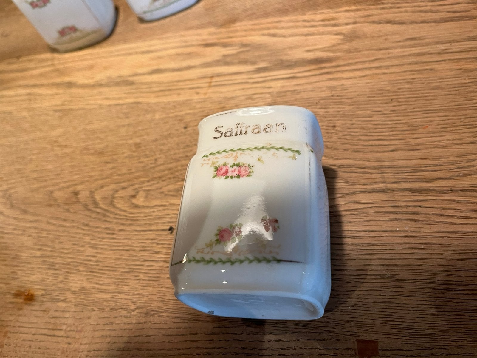 Oude kruidenpotjes 5 stuks  zonder  dekseltjes, Ophalen
