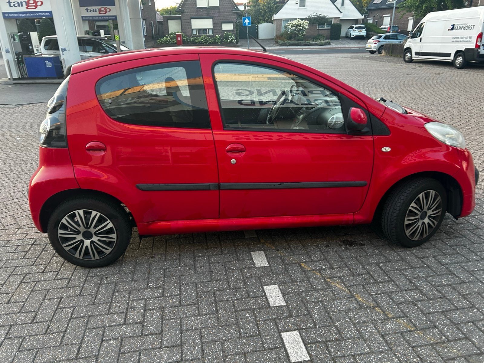 Citroën C1 1.0 5-DRS 2007 Rood, Auto's, Voorwielaandrijving, 4 stoelen, C1, 68 pk