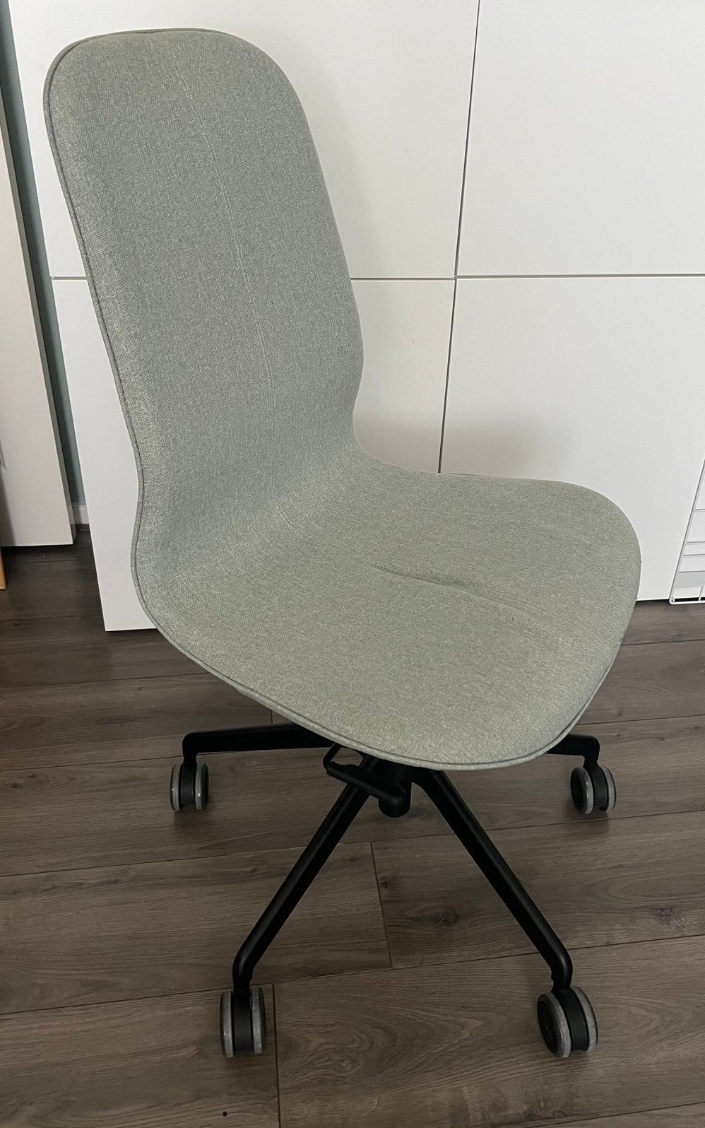 IKEA Långfjäll vergaderstoel mintgroen met zwart onderstel, Ophalen, Zo goed als nieuw, Groen, Bureaustoel