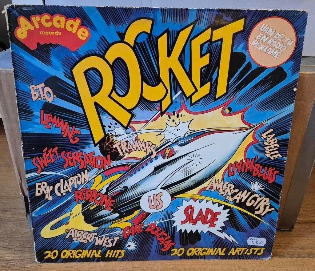 LP Various – Rocket (Eric Clapton, Slade, The Trammps e.a.), Ophalen of Verzenden, LP