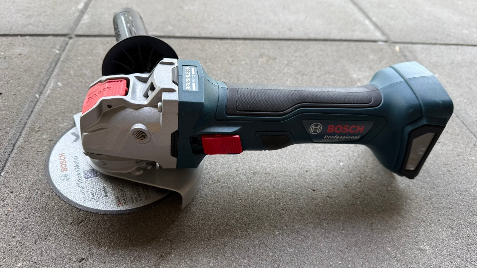 Bosch Professional GWX 18v-7 haakse slijper als nieuw, Ophalen of Verzenden, Zo goed als nieuw, 700 tot 1000 watt, Haakse handslijpmachine