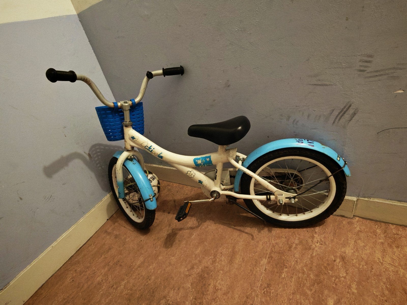 Kinderfiets, Fietsen en Brommers, Ophalen, Gebruikt, Terugtraprem, Minder dan 16 inch