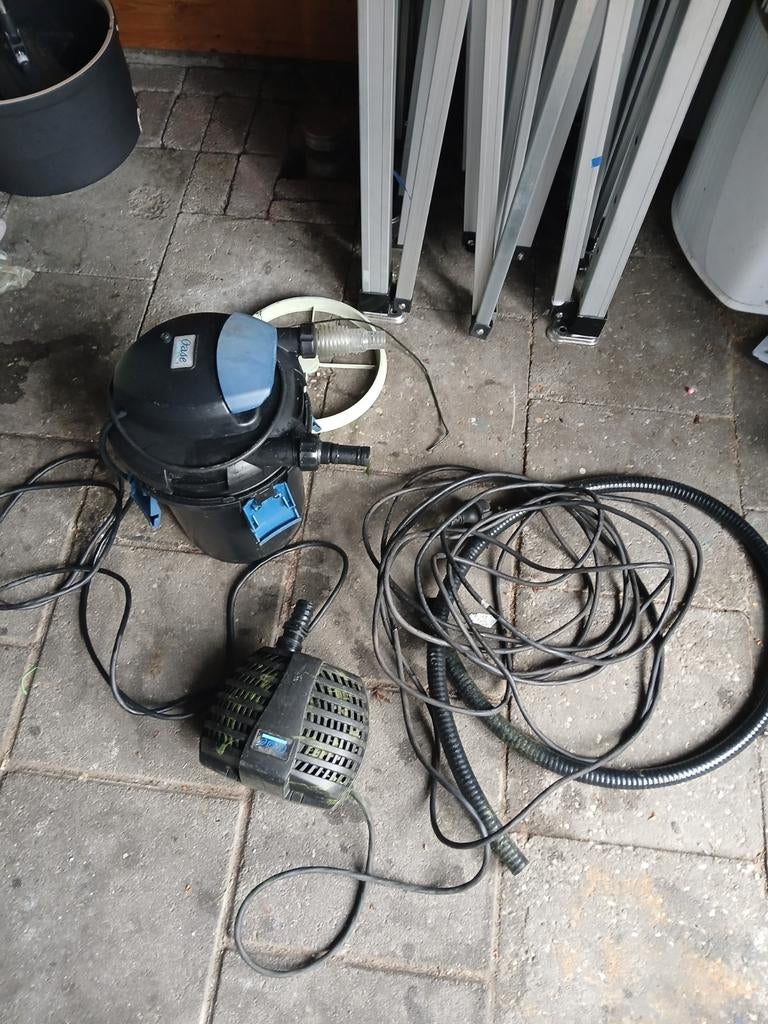 Oase drukfilter met uv en pomp voor vijver, Tuin en Terras, Vijver-toebehoren, Ophalen of Verzenden, Gebruikt, Vijverfilter