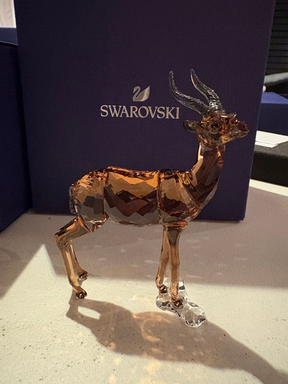 Swarovski scs gazelle, Verzamelen, Ophalen of Verzenden, Zo goed als nieuw, Figuurtje