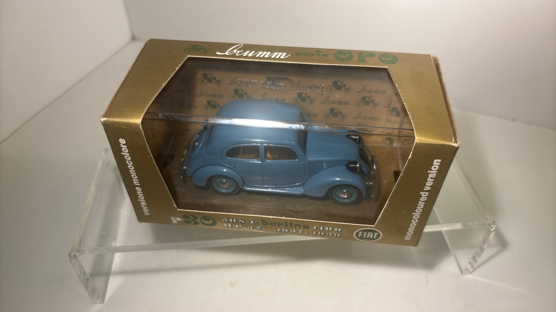 Fiat 508 c berlina 1100 bleu brumm 1.43, Overige merken, Auto, Ophalen of Verzenden, A