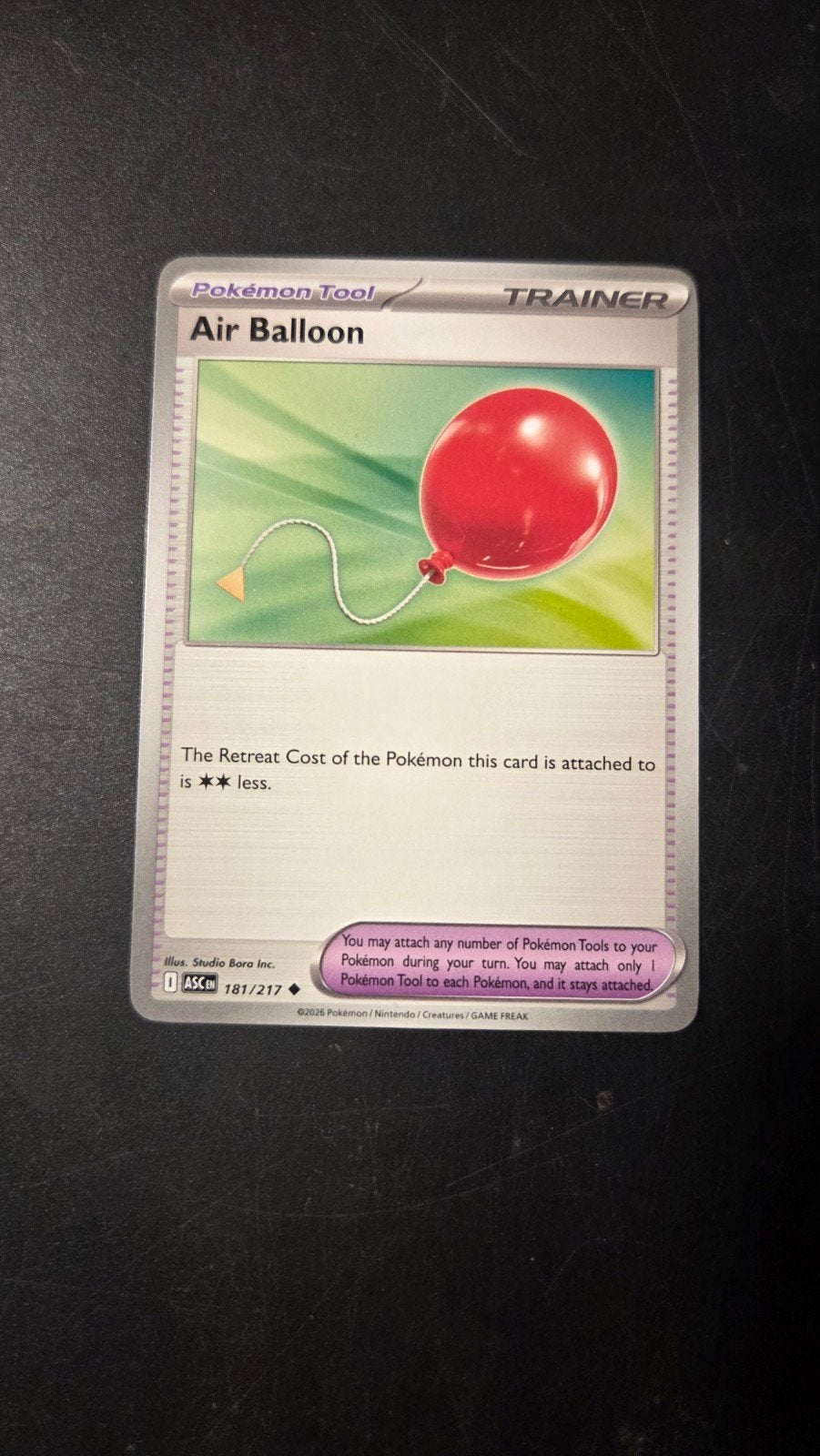 Pokémon TCG: Air Balloon 181/217 - Ascended Heroes, Verzenden, Zo goed als nieuw, Losse kaart