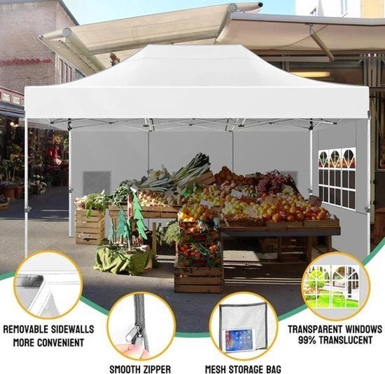 Tuinpaviljoen - Pop-Up Luifeltent – Overkapping – Tent, Corvance B.V., Verzenden, Nieuw, Corvancebol@gmail.com