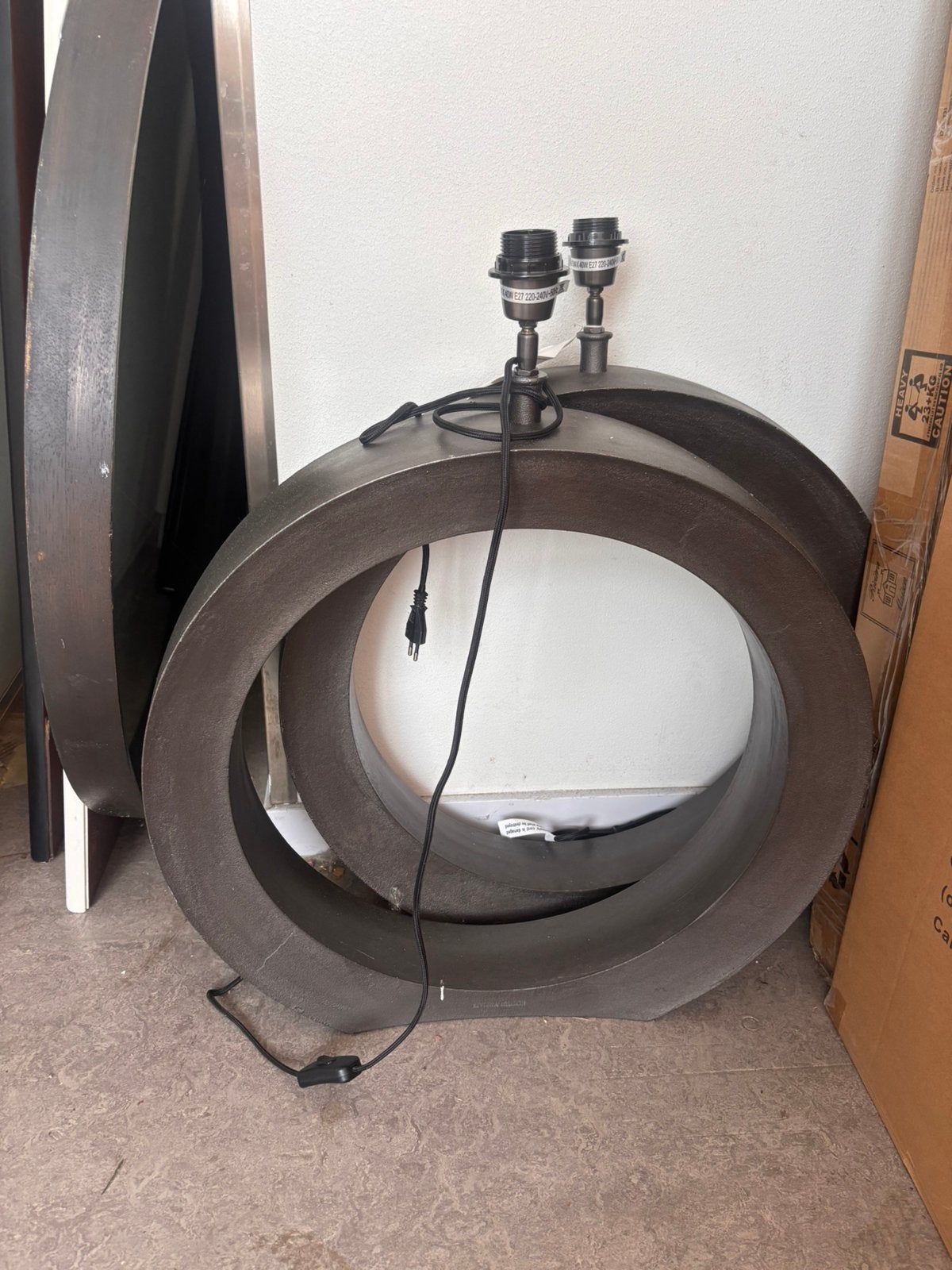 Riviera maison berlin lamp rond maat L, Ophalen