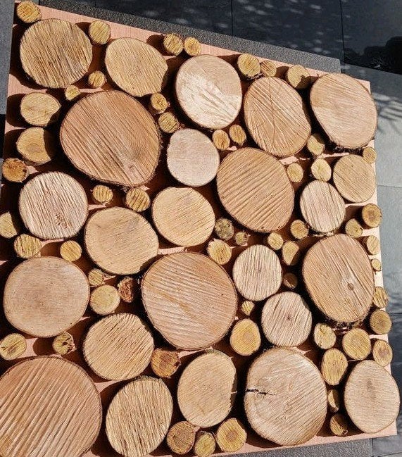 wandbekleding met hout, Tuin en Terras, Minder dan 3 m³, Ophalen of Verzenden