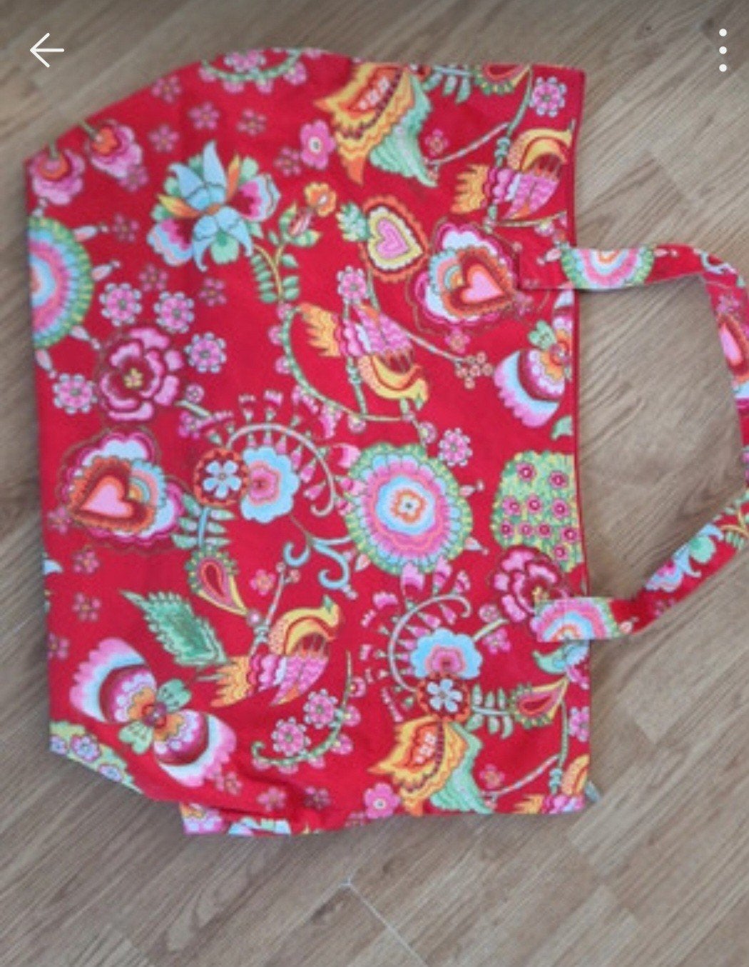 Grote Oilily strandtas met vrolijke print, Sieraden, Tassen en Uiterlijk, Tassen | Damestassen, Ophalen, Gebruikt, Rood