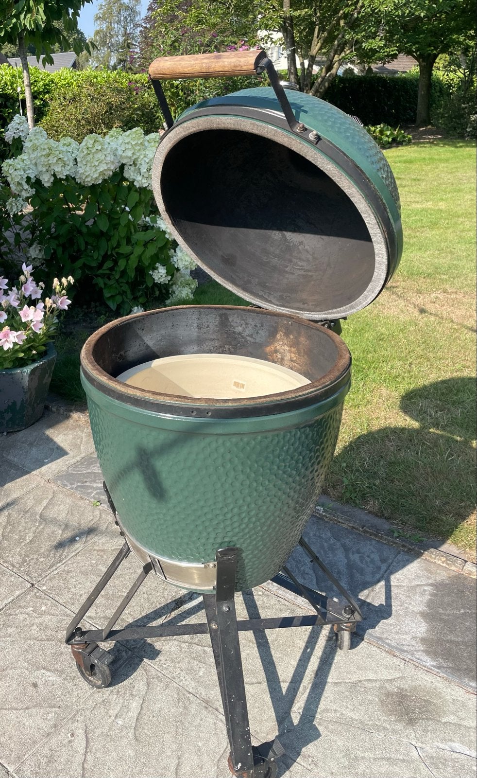 Big Green Egg Large, Ophalen, Gebruikt, Met accessoires