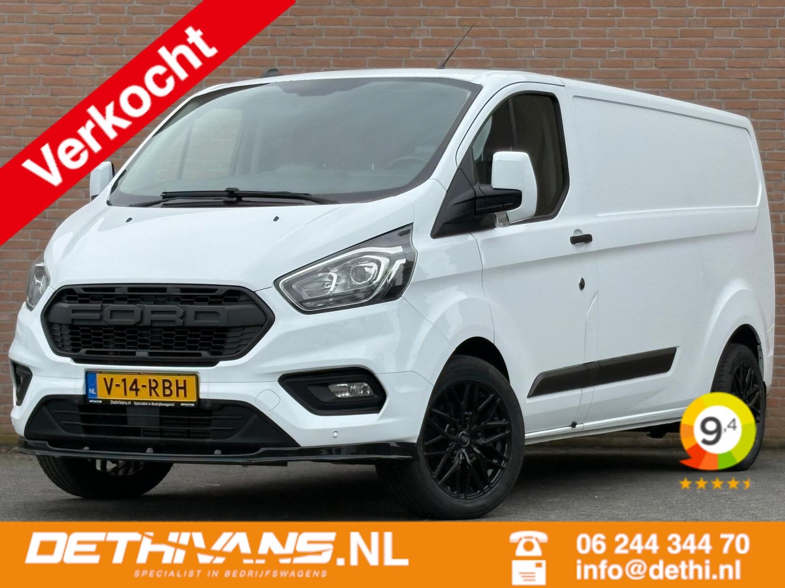 Ford Transit Custom 2.0TDCI 130PK Lang Carplay / 2.800KG Tre, Auto's, Voorwielaandrijving, 4 cilinders, 2800 kg, Wit