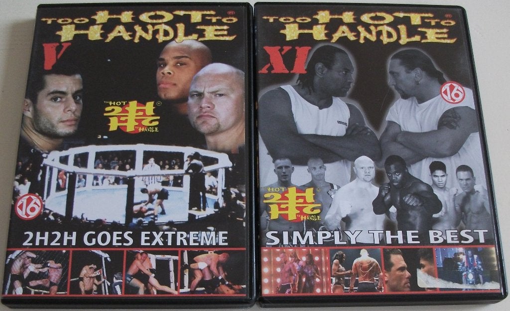 Dvd *** TOO HOT TO HANDLE *** 2 stuks Martial Arts, Gebruikt, Vanaf 16 jaar, Vechtsport, Speciale editie
