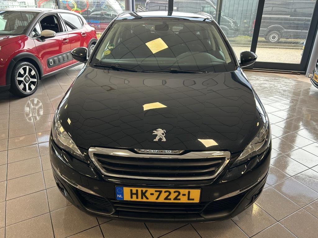 Peugeot 308 SW 1.6 BlueHDI BL Ex.P. Achteruit rij Cam BJ 201, Gebruikt, 4 cilinders, Zwart, Origineel Nederlands
